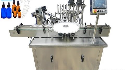 15ml Electronic Cigarette Liquid Filling Plugging  And Capping Machine E-liquid Fill Machinery