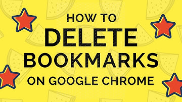 How To Delete Bookmarks On Google Chrome