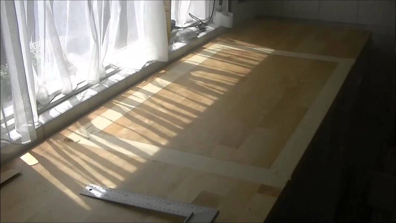 Loch für spülbecken aussägen , holz arbeitsplatte. teil 1 youtube