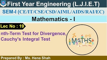 Lec-19_nth-Term Test, Cauchy
