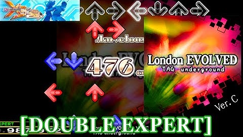【DDR X3】 London EVOLVED Ver.C [DOUBLE EXPERT] 譜面確認+クラップ
