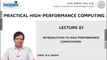 Lecture 01: Introduction to High Performance Computation