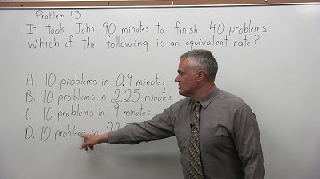 ACCUPLACER Review Problem 13: Quantitative Reasoning, Algebra, and Statistics