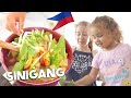 BRITISH FAMILY Cooking FILIPINO SOUR SOUP (Fresh Sinigang)