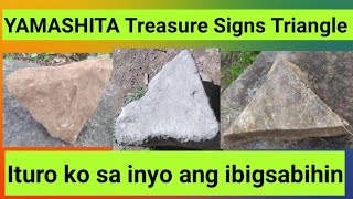 Japanese Yamashita Treasure Triangle Signs (Tatsulok)