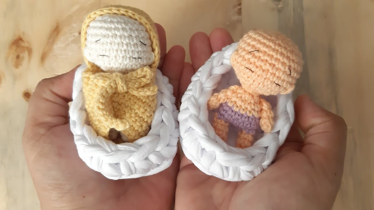NIÑO JESÚS BEBÉ AMIGURUMI A CROCHET 1/2