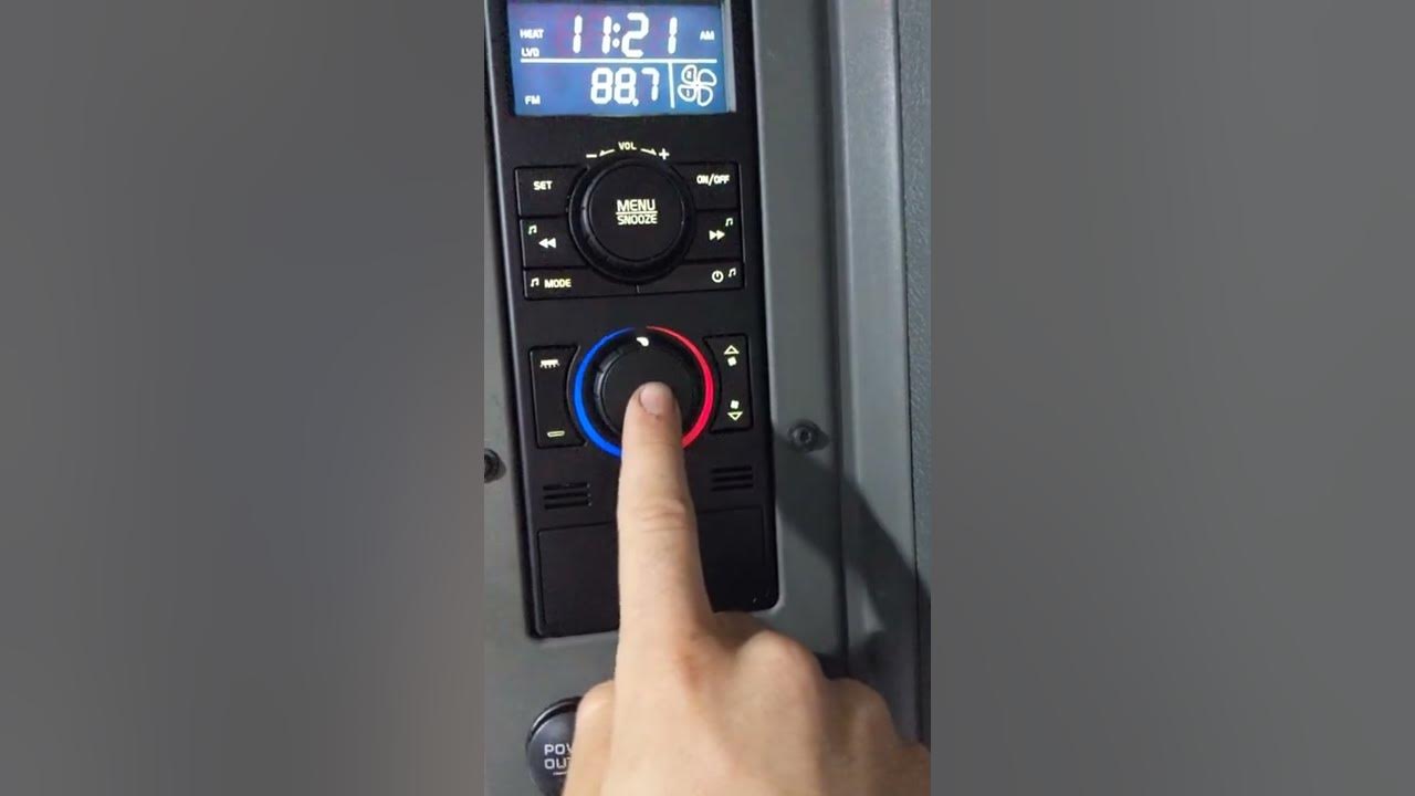 Volvo VNL Bunk Heater Operation YouTube