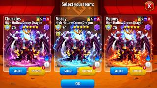 3X HIGH HOLLOW CROWN DRAGON! The Strongest Team? 😱 screenshot 3
