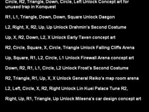 Complete List of Mortal Kombat PS2 Cheats