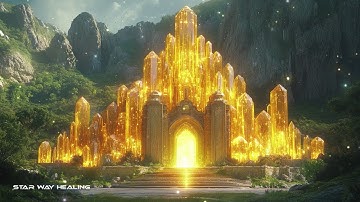 528Hz The Citrine Temple • Manifest Wealth & Prosperity • Solar Plexus Chakra Healing