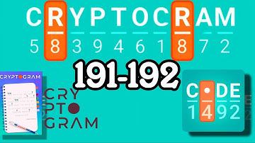 CRYPTOGRAM level 191 192