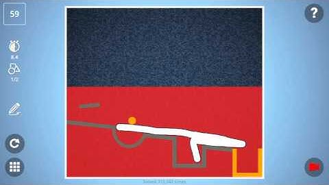 Check out how I solved level 59 in Brain It On! #BrainItOn