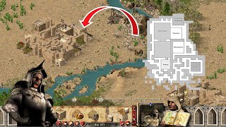 How to build Rat's mini labyrinth castle 🏰 in Stronghold Crusader