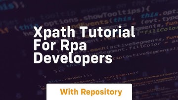 Xpath tutorial for rpa developers