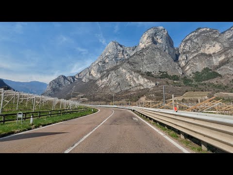 VAL DI NON scenic drive | MEZZOLOMBARDO to CLES | Italy