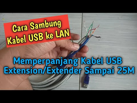 Video: Bagaimana cara menggunakan kabel ekstensi USB?