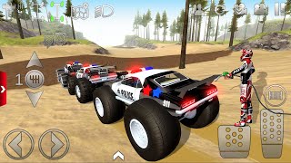 Offroad Outlaws Police car Dirt Cars driving Extreme Off-Road #2 gameplay Android Ios screenshot 2