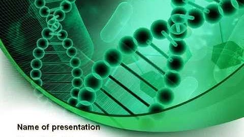 DNA Study PowerPoint Template by PoweredTemplate.com