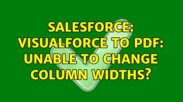 Salesforce: Visualforce to PDF: Unable to change column widths?
