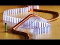 Domino vs Simplest Electromagnetic Train