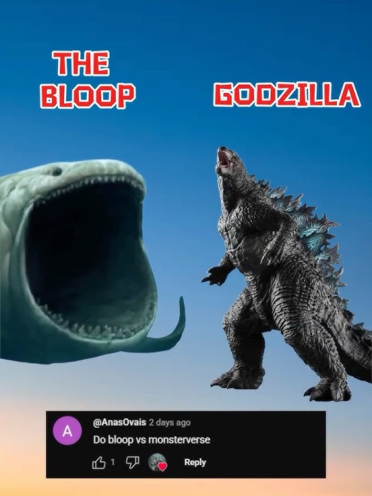Bloop VS Godilla, King Ghidorah, MechaGodzilla, Destoroyah (Monsterverse) #godzilla #scp