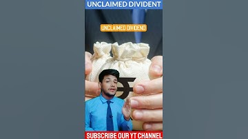 Unclaimed dividend kya hota hai #shorts#youtubeshorts#factsinhindi#business#entrepreneurship