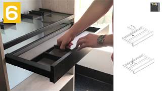 Vanity Drawer Installation - Everstyle - TAG Hardware