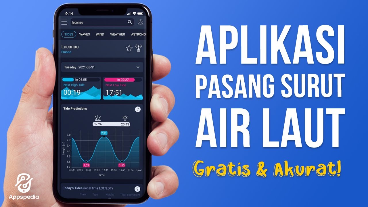 8 Aplikasi Pasang Surut Air Laut - YouTube