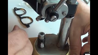 How to use an optical riveting tool (clavulus) in eyewear repair