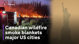 Canadian wildfire smoke chokes eastern USA