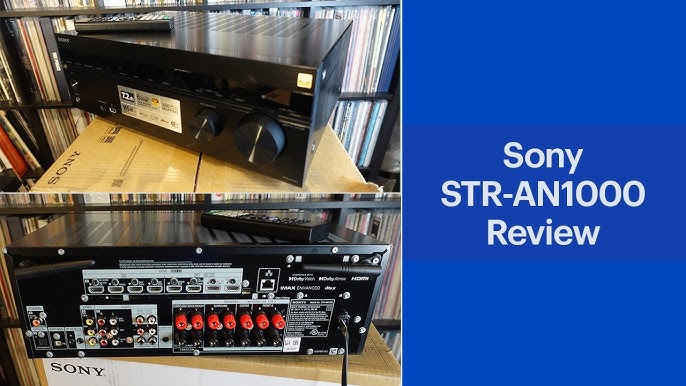 Sony | Wireless Rear Speaker and Subwoofer setup on the STR-AN1000 7.2ch 8K  A/V Receiver - YouTube