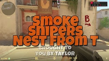 Smoke Snipers Nest from T Spawn Mirage