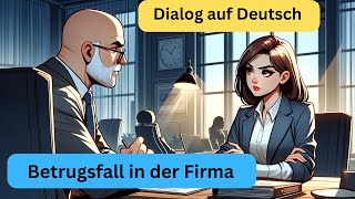 Gespräch über einen Betrugsfall (Learn Business German / Business Deutsch Lernen / Geschäftsdeutsch)