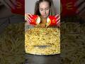 40 liters of French fries from McDonald's VS girls #mukbang #crazyfood #foodtiktok #asmrfood #food