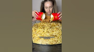 40 liters of French fries from McDonald