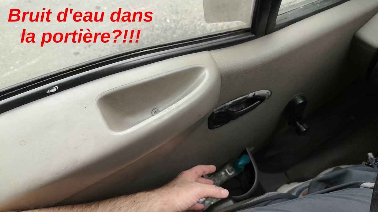 Bruit d'eau qui se balade dans la portière conducteur Renault Master