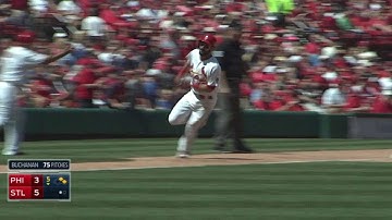 PHI@STL: Holliday drives in Carpenter with RBI double