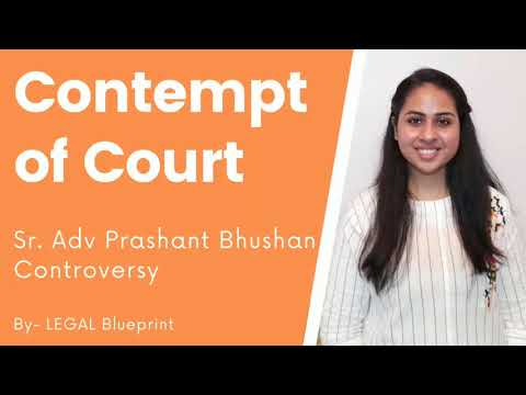 Contempt of Court Act 1971|| Prashant Bhushan Contempt Case || HELD GUILTY