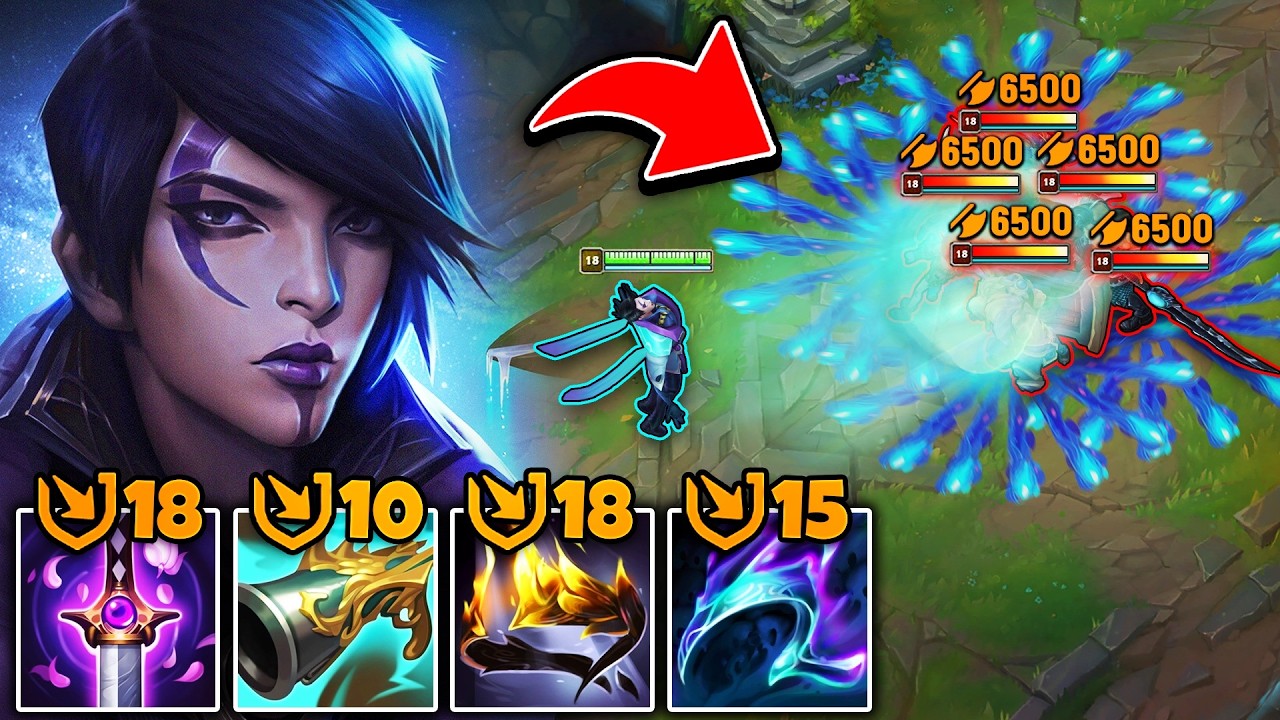 Aphelios with 100 Lethality is the most broken thing you'll see today... (INSANE 1V5)