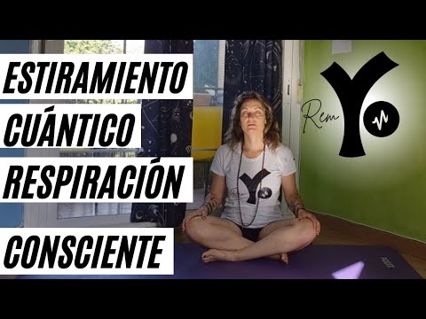 Técnica de atención a la materia mientras estiramos y respiramos conscientemente