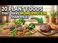 20 Plant Foods That Have MORE Protein Than Meat