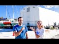 WE FOUND A BUILD SITE!! - A Quickie Real Time Update - MJ Sailing