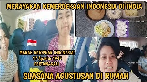 MERAYAKAN HARI KEMERDEKAAN RI KE-79 DENGAN KELUARGA TERCINTA DI INDIA🇮🇳🇮🇩