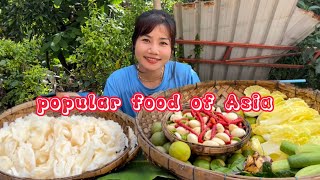 ជ្រក់ជើងទា/duck legs pickle Popular food of Asia/ยำขาเป็ดratha food2023