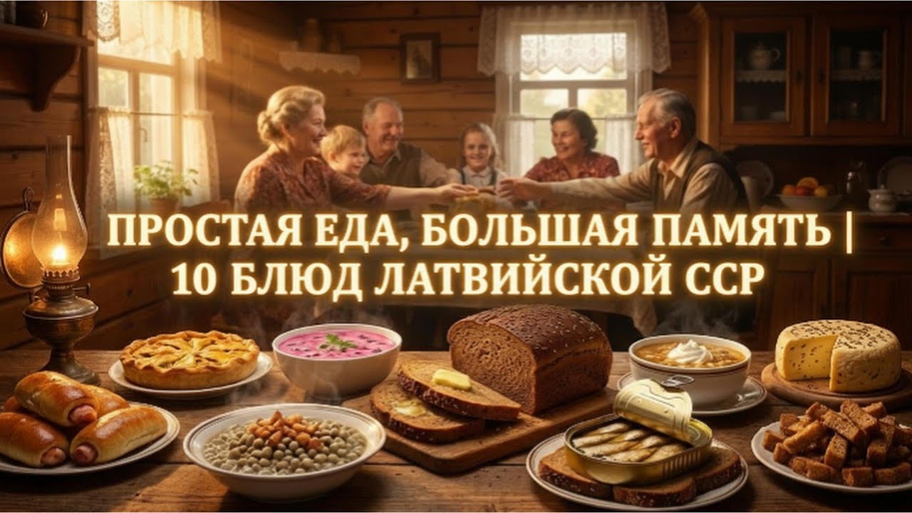 ПРОСТАЯ ЕДА, БОЛЬШАЯ ПАМЯТЬ | 10 БЛЮД ЛАТВИЙСКОЙ ССР