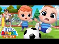 Das fuballlied  ballspiele fr kinder  little angel deutsch  kinderlieder