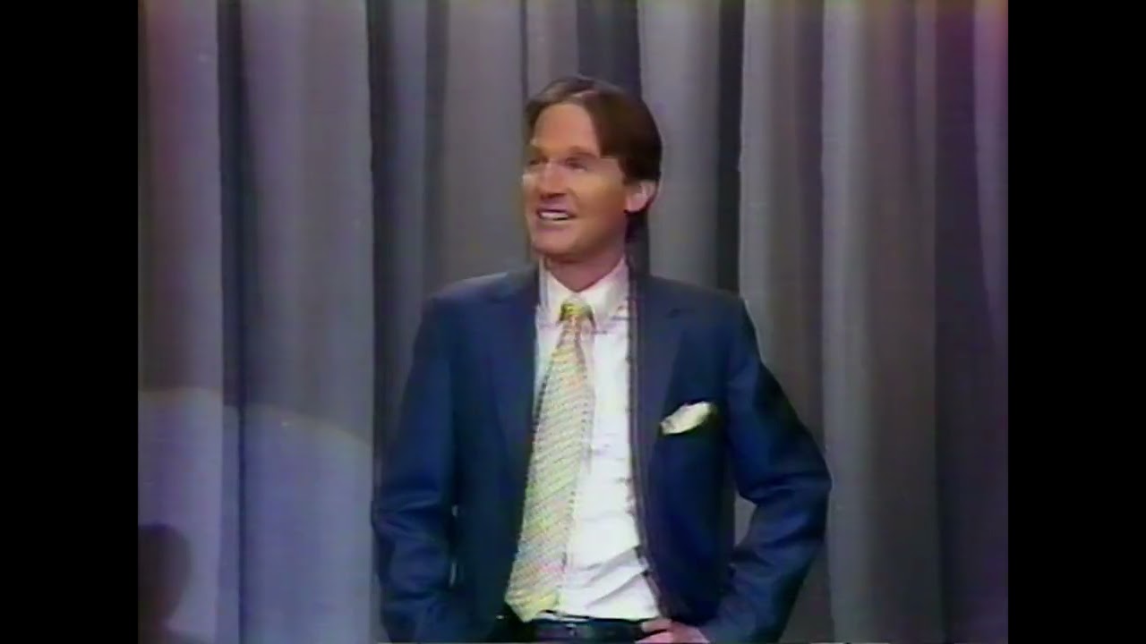 A Whitney Brown on The Tonight Show Jay Leno 1980s KCST San Diego