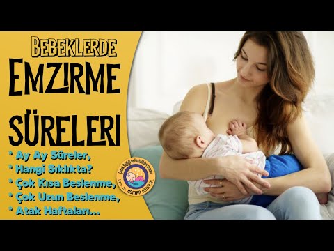 Bebeklerde Emzirme Süresi ve Sıklığı (Yenidoğan, Atak Dönemleri, Çok Kısa ve Uzun Beslenme...)