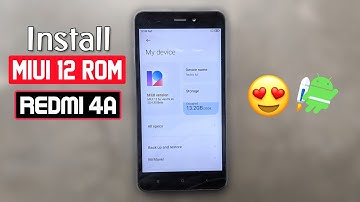 Install MIUI 12 Rom on Redmi 4a | MIUI 12 on Rolex | No Bug😍