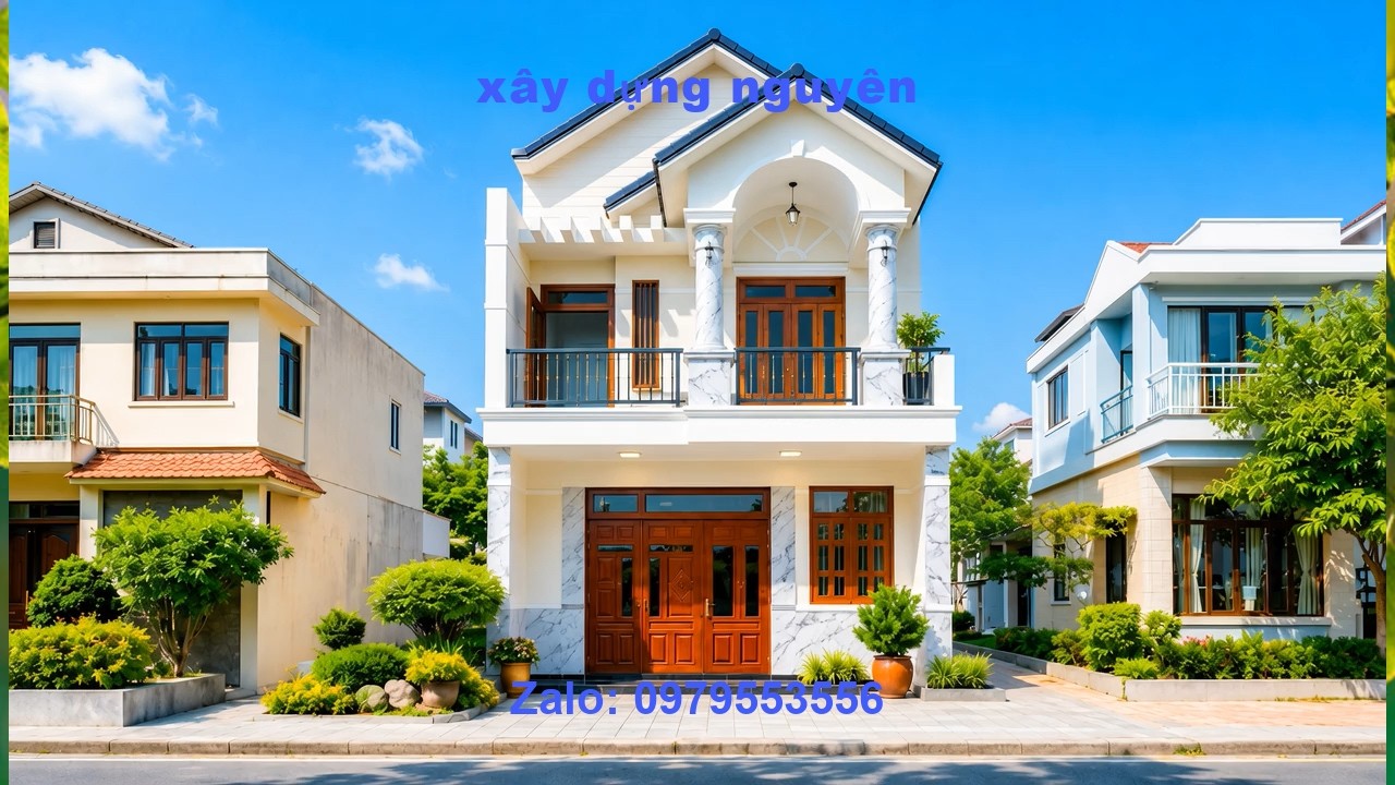 Mẫu Nhà Ống 2 Tầng Diện Tích 5,5x18m Thiết Kế 3 Phòng Ngủ #nha2tang